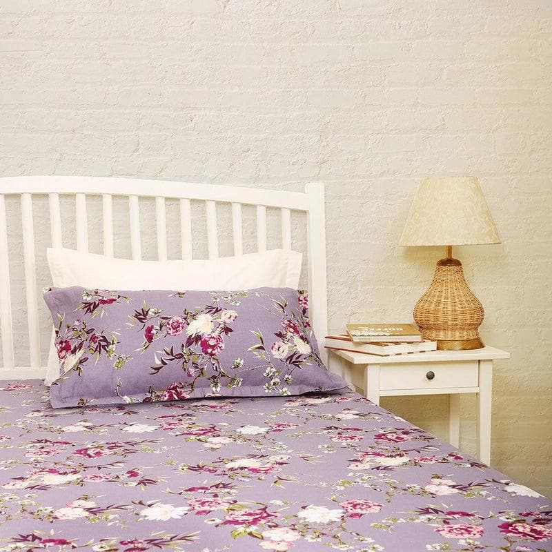 Buy Plum Rose Bedsheet Bedsheets from Vaaree