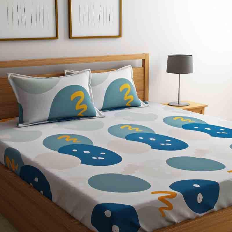 Buy Puzzle Kuzzle Bedsheet Bedsheets from Vaaree