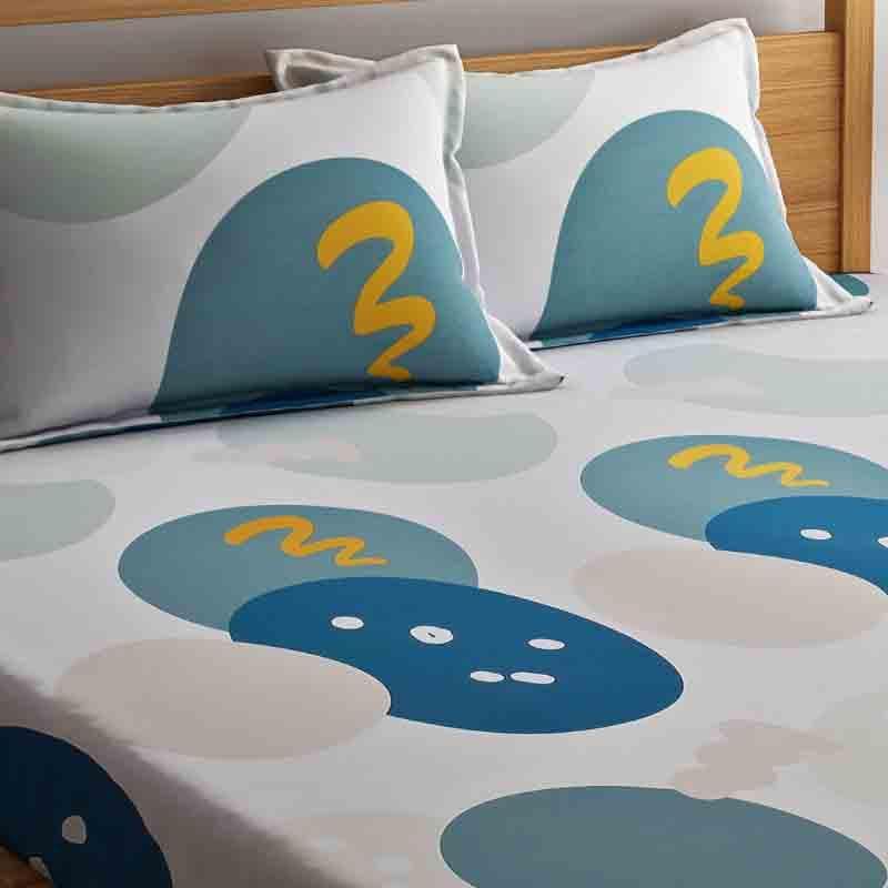 Buy Puzzle Kuzzle Bedsheet Bedsheets from Vaaree