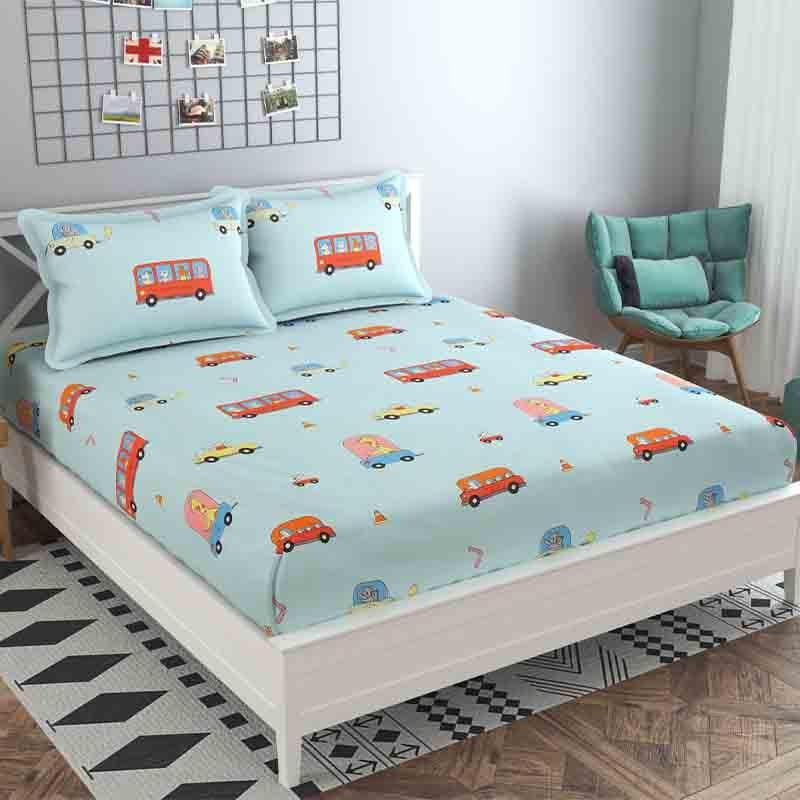 Bedsheets - Red Bus Bedsheet