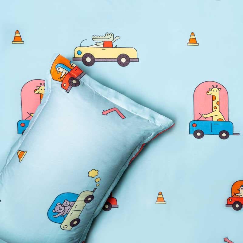 Bedsheets - Red Bus Bedsheet