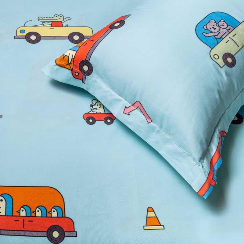 Bedsheets - Red Bus Bedsheet