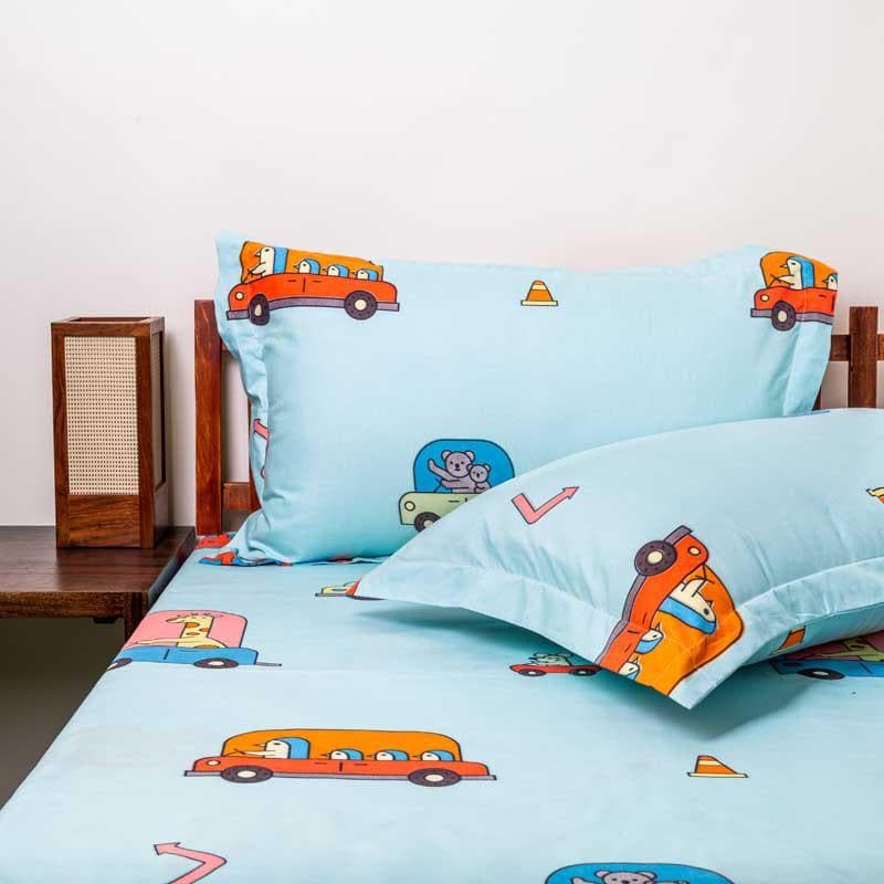 Bedsheets - Red Bus Bedsheet