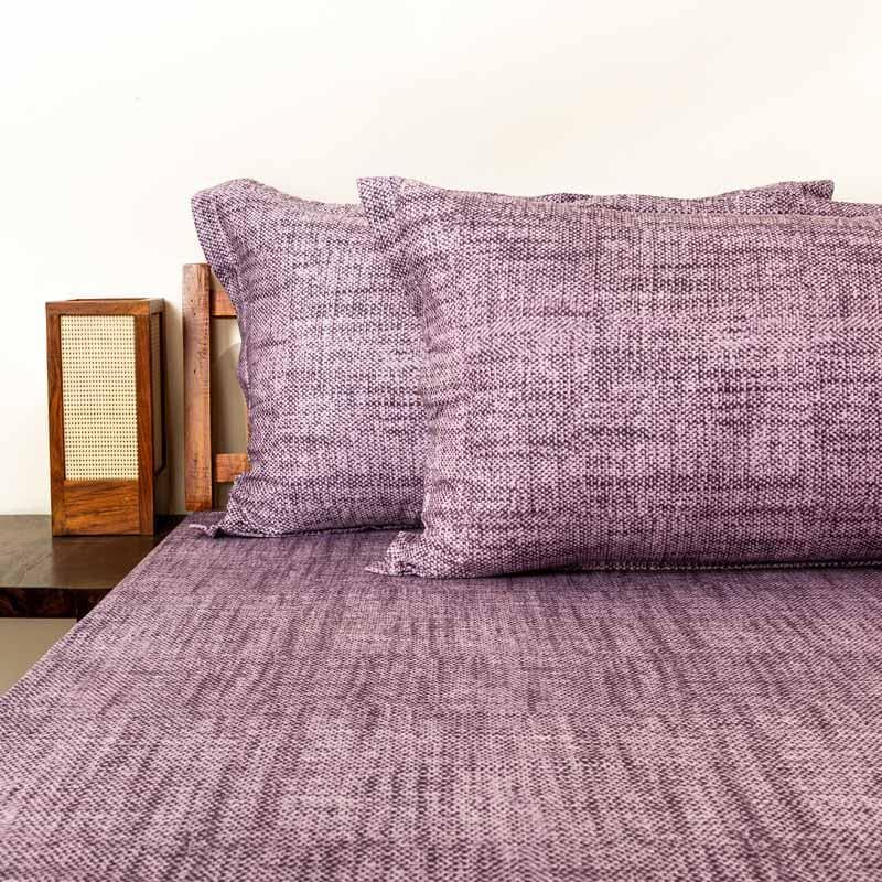 Buy Remia Printed Bedsheet - Purple Bedsheets from Vaaree