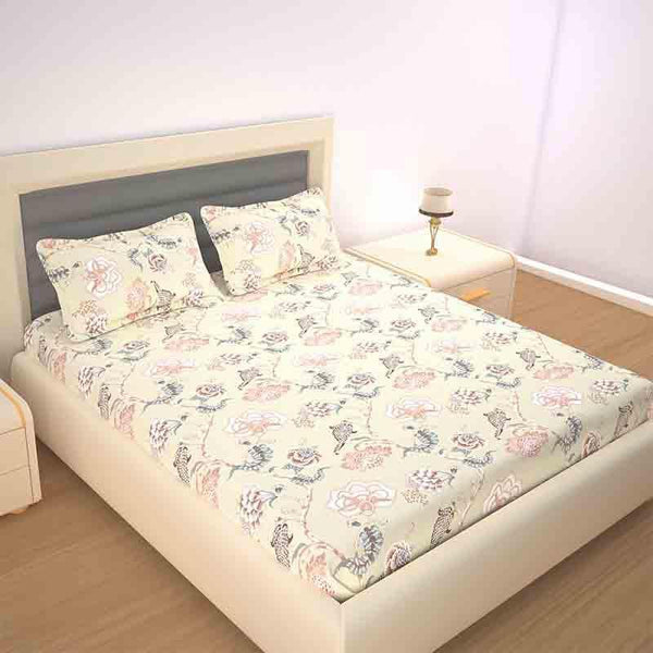 Buy Rose Dose Bedsheet Bedsheets from Vaaree