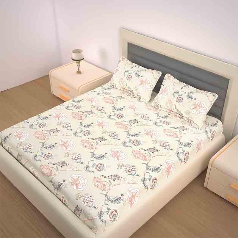 Buy Rose Dose Bedsheet Bedsheets from Vaaree