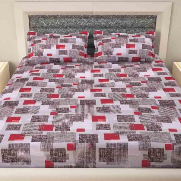 Buy Ruby Splash Printed Bedsheet Bedsheets from Vaaree