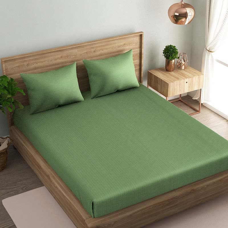 Buy Sassy Green Bedsheet Bedsheets from Vaaree