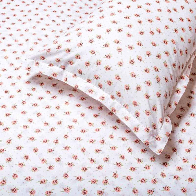 Buy Serene Blooms Bedsheet - Orange Bedsheets from Vaaree