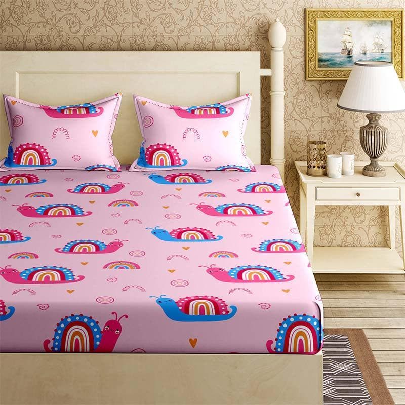 Buy Snail Parade Kids Bedsheet Bedsheets from Vaaree