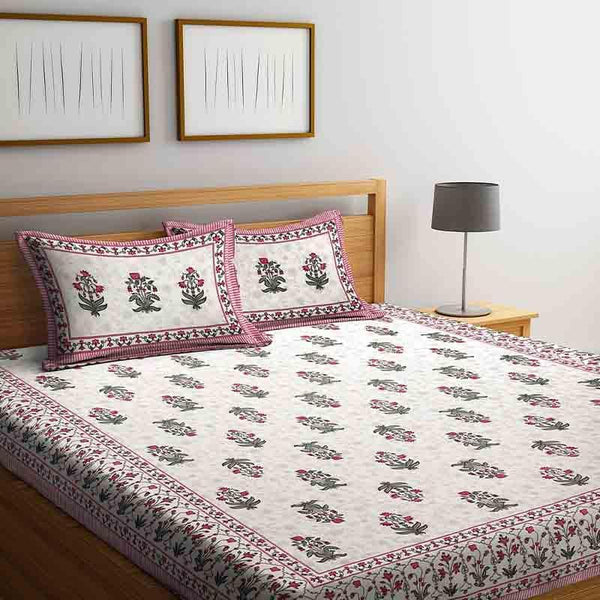 Buy Snowdrops Bedsheet Bedsheets from Vaaree