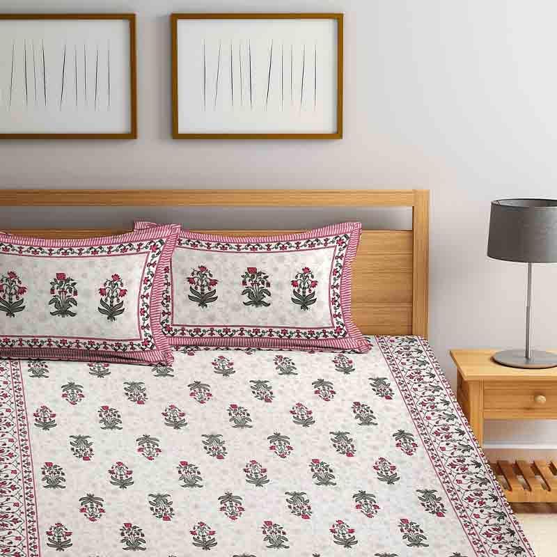 Buy Snowdrops Bedsheet Bedsheets from Vaaree