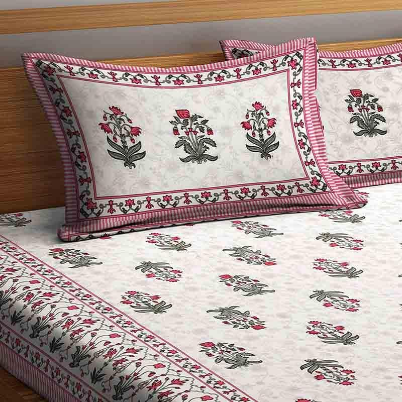 Buy Snowdrops Bedsheet Bedsheets from Vaaree