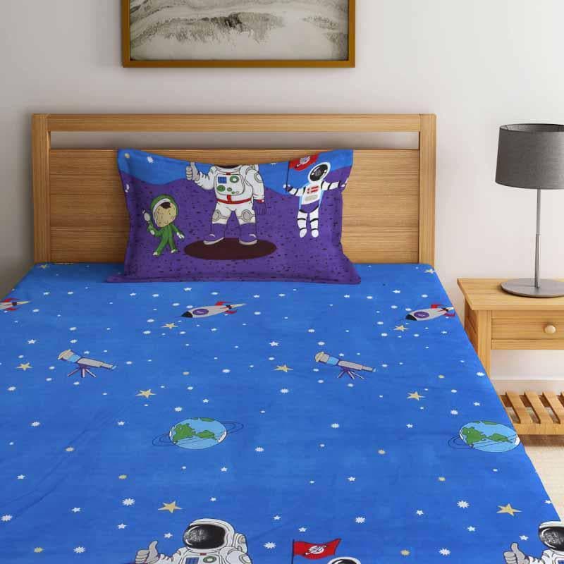 Buy Space Explor Bedsheet Bedsheets from Vaaree