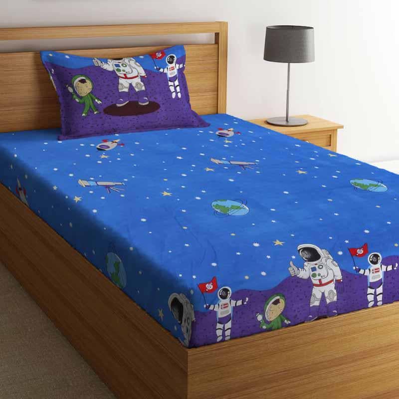 Buy Space Explor Bedsheet Bedsheets from Vaaree