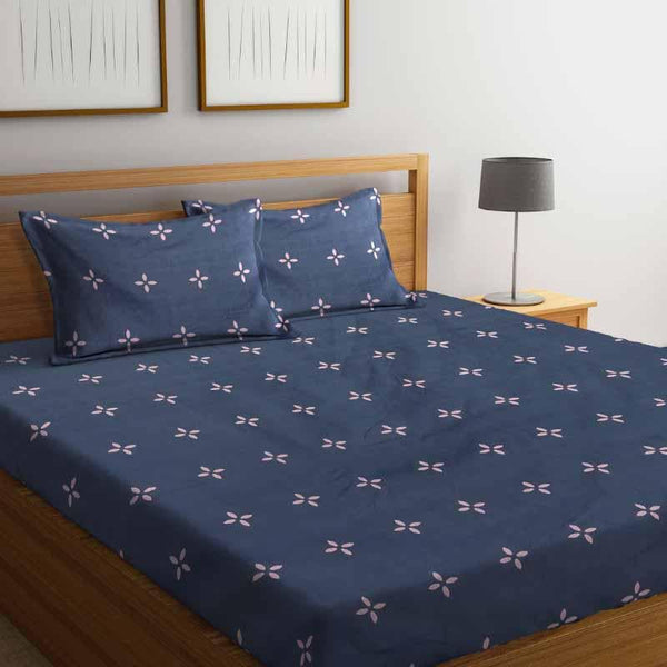 Buy Bedsheets - Star Fleur Printed Bedsheet at Vaaree online
