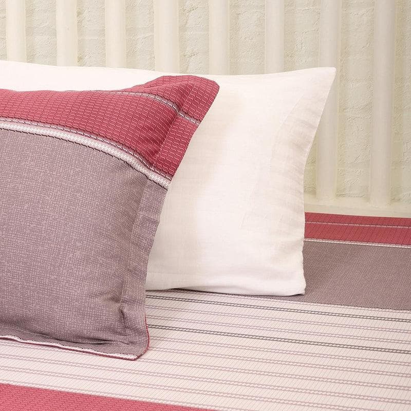 Buy Striped Lavender Bedsheet Bedsheets from Vaaree