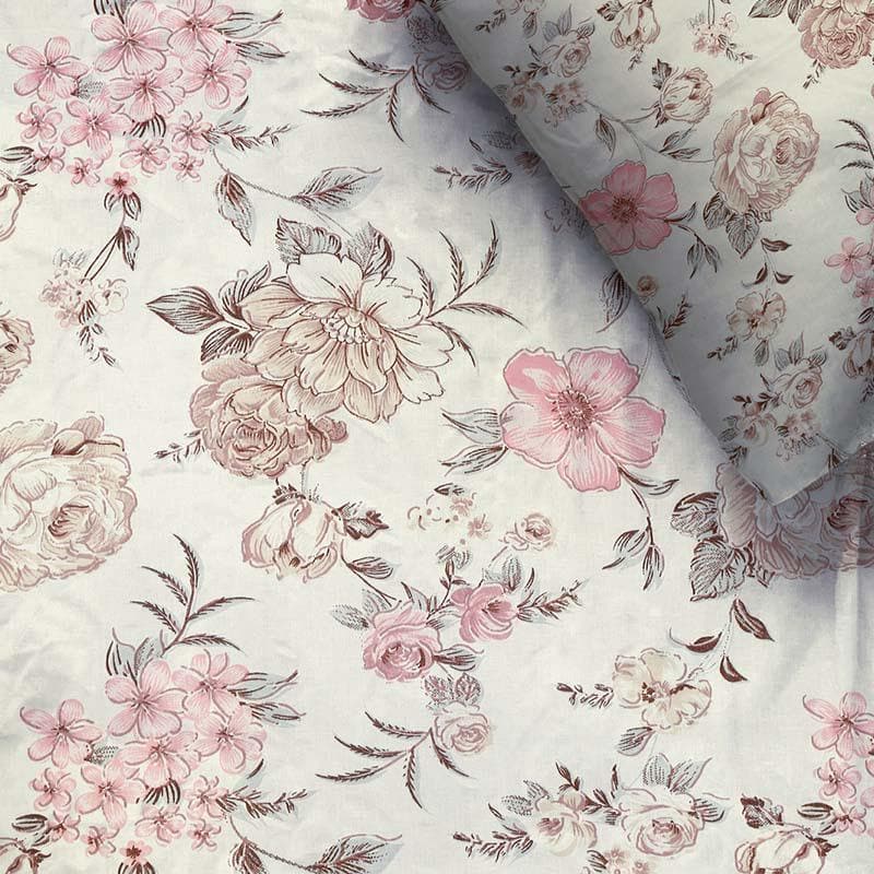 Bedsheets - Sunny Meadows Bedsheet- Pink