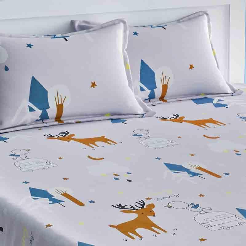 Buy The Frosty Days Bedsheet Bedsheets from Vaaree