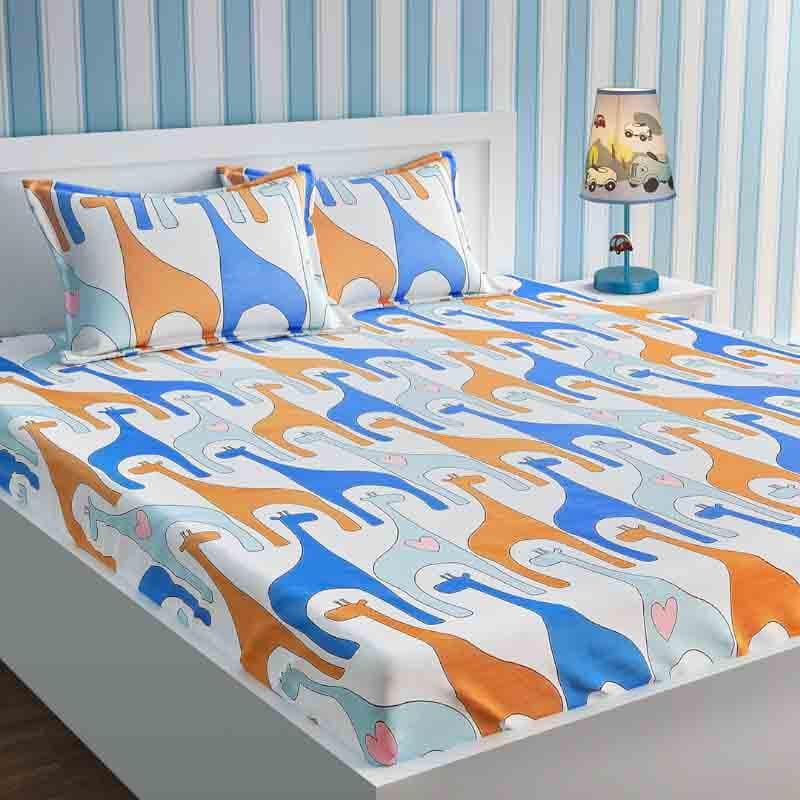 Buy The Giraffe-scape Bedsheet Bedsheets from Vaaree