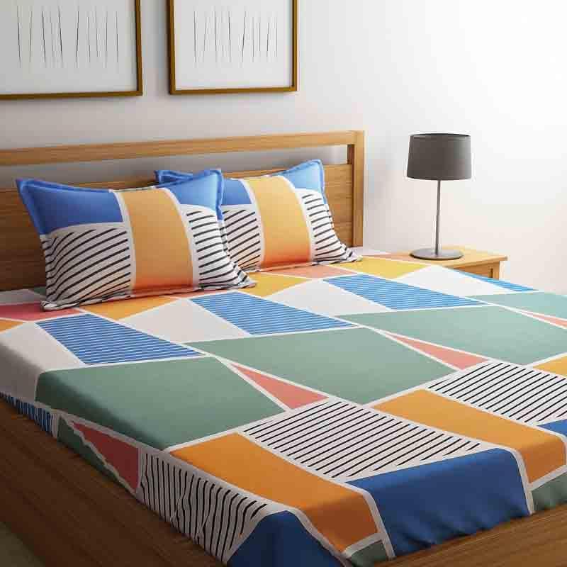 Buy The Roads that Crossed Bedsheet Bedsheets from Vaaree