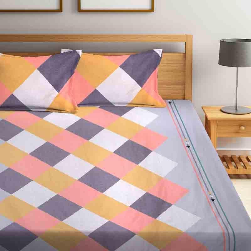 Buy Tiled Trance Bedsheet Bedsheets from Vaaree