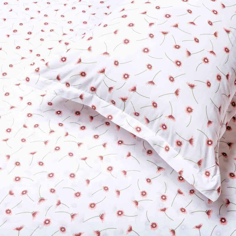 Buy Tiny Twines Bedsheet - Red Bedsheets from Vaaree