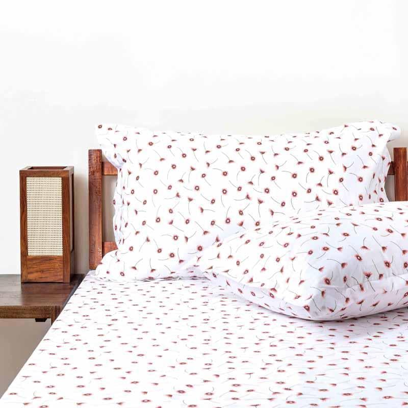 Buy Tiny Twines Bedsheet - Red Bedsheets from Vaaree