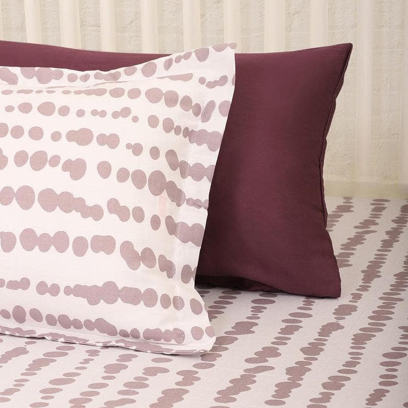 Buy White Abstract Speckled Bedsheet Bedsheets from Vaaree