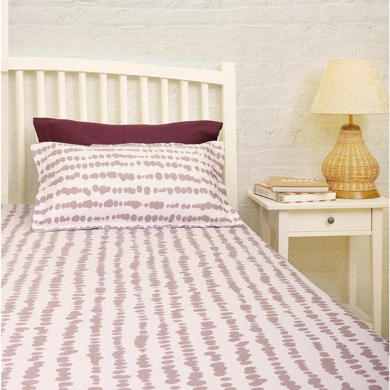 Buy White Abstract Speckled Bedsheet Bedsheets from Vaaree