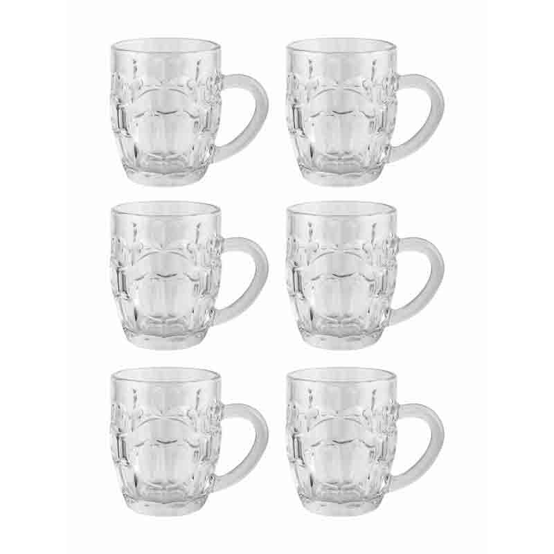 Buy Liquoa Beer Mug (280 ml ) - Set of Six Beer Mugs from Vaaree