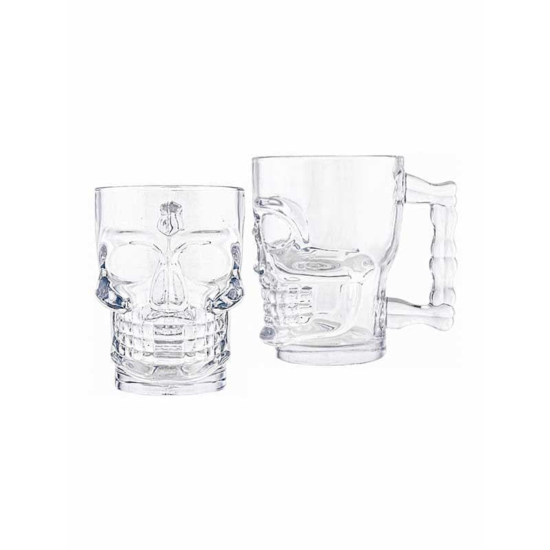 Buy Skull's Got It Beer Mug (520 ml ) - Set of Two Beer Mugs from Vaaree