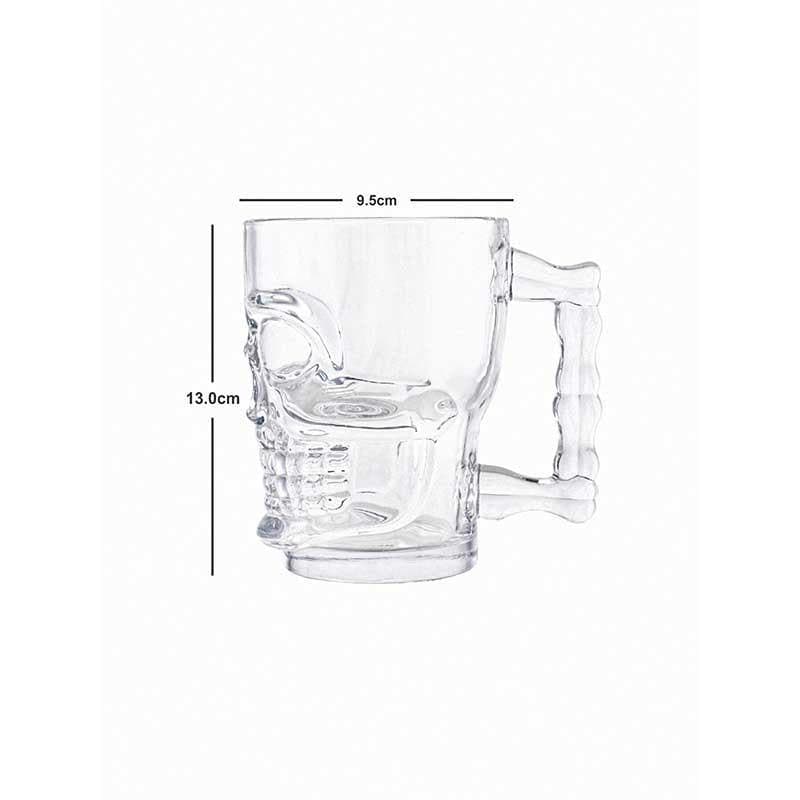 Buy Skull's Got It Beer Mug (520 ml ) - Set of Two Beer Mugs from Vaaree