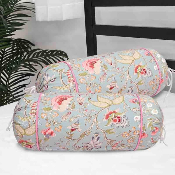 Buy Buttercups Bolster Cover - Set Of Two Bolster Covers from Vaaree