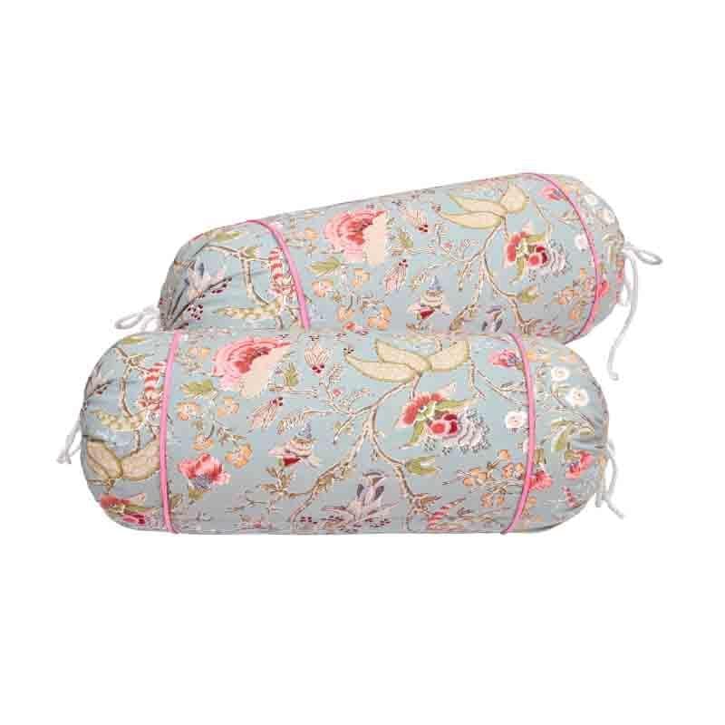 Buy Buttercups Bolster Cover - Set Of Two Bolster Covers from Vaaree