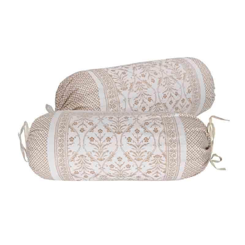 Buy Maharaj Bolster Cover - Set Of Two Bolster Covers from Vaaree