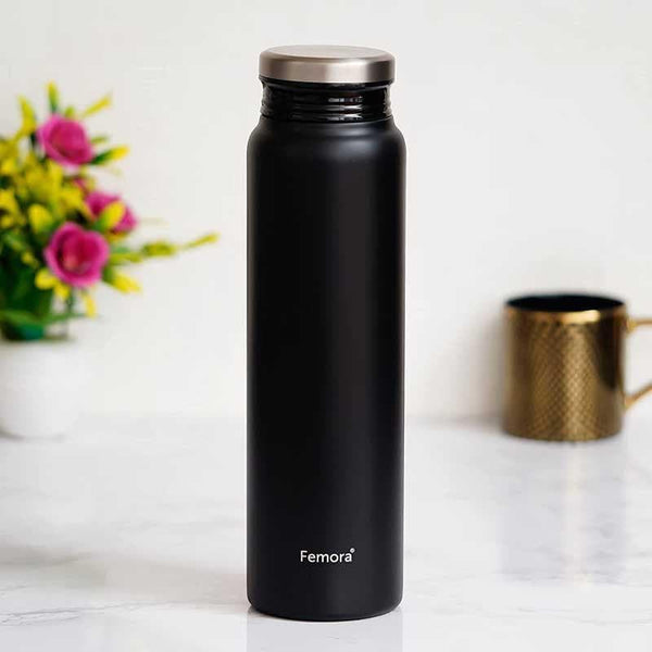 Bottle - Benzo Thermosteel Bottle - Black