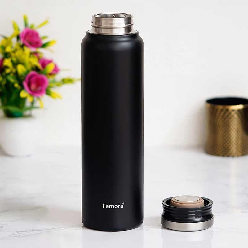 Bottle - Benzo Thermosteel Bottle - Black