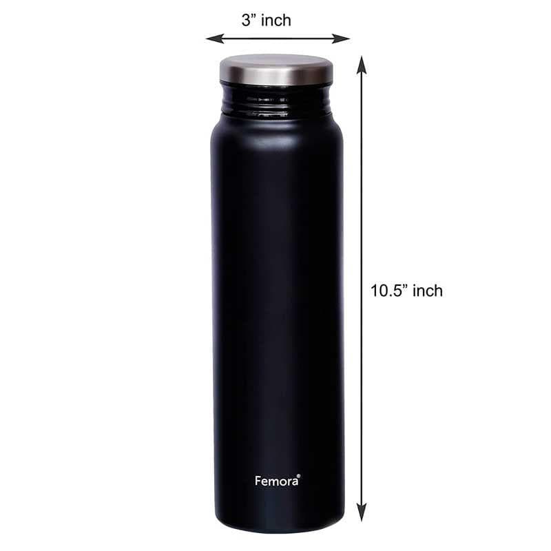 Bottle - Benzo Thermosteel Bottle - Black