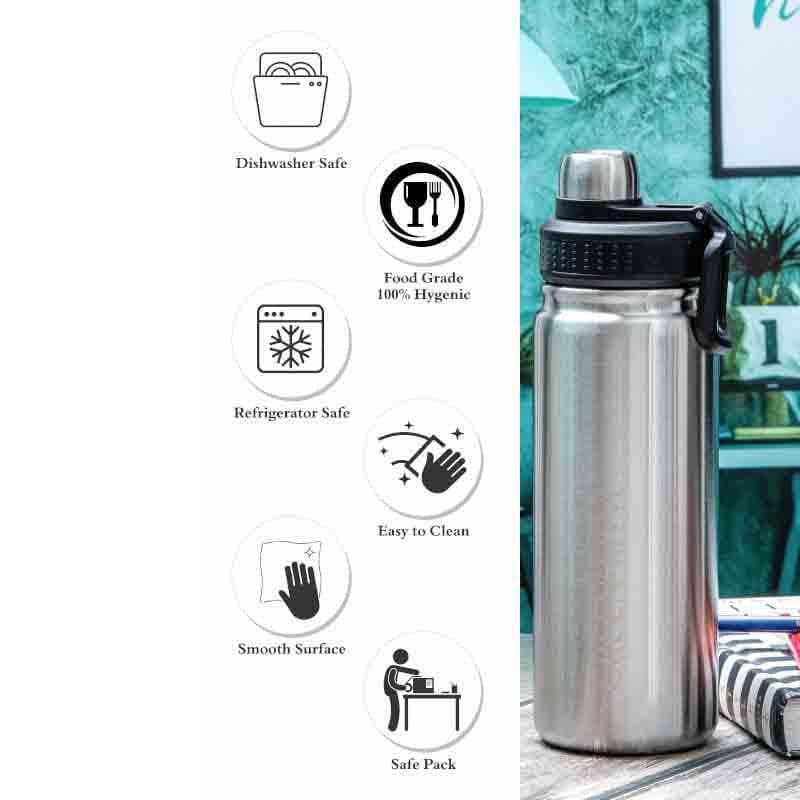 Buy Coolfy Water Bottle - Silver Bottle from Vaaree