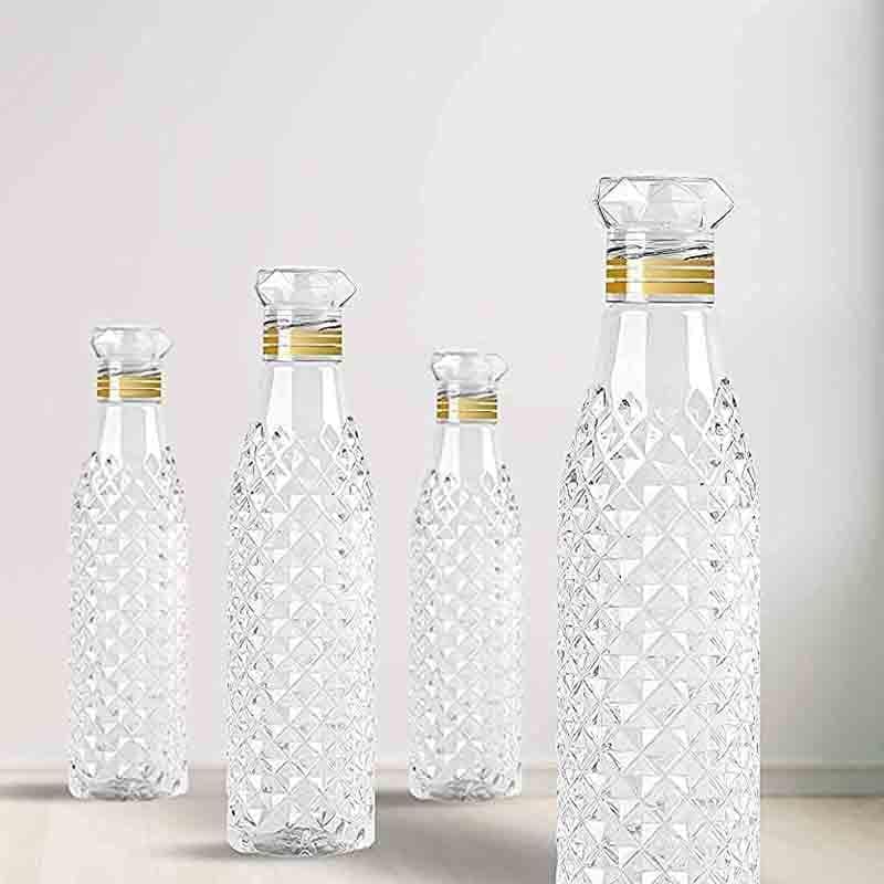 Buy Diamondy Clear Water Bottle - Set Of 3 Bottle from Vaaree