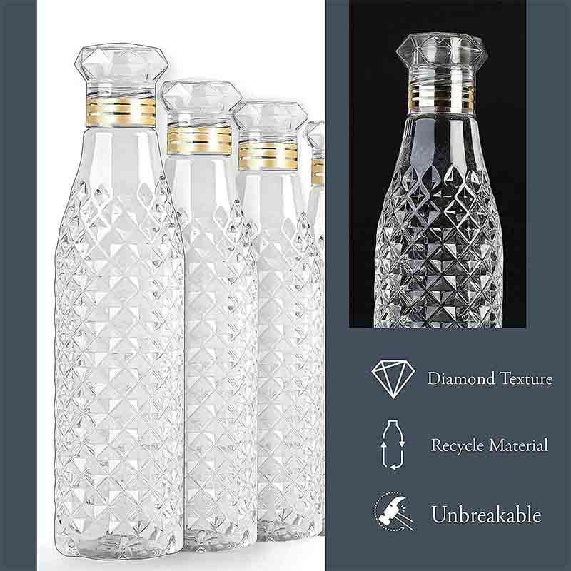 Buy Diamondy Clear Water Bottle - Set Of 3 Bottle from Vaaree