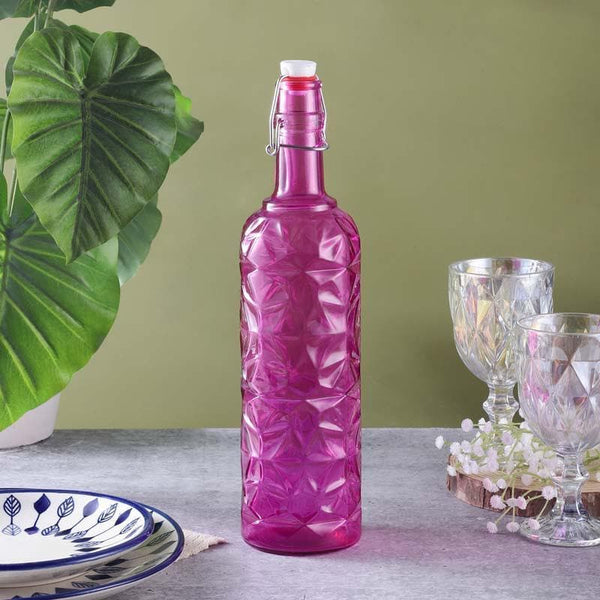 Bottle - Stella Textured Fliptop Bottle - Pink