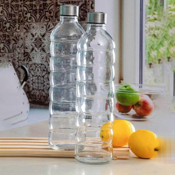 Buy Verina Glass Bottle - Set of Two Jug from Vaaree