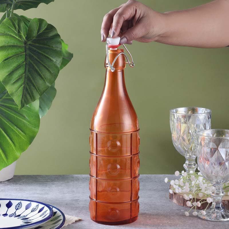 Bottle - Vintage Fliptop Bottle - Orange