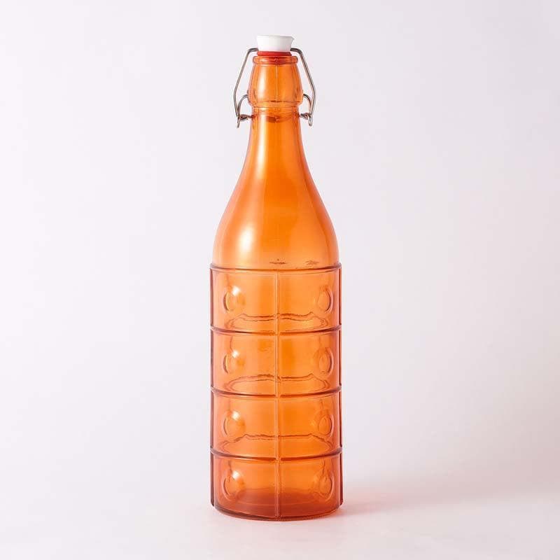 Bottle - Vintage Fliptop Bottle - Orange