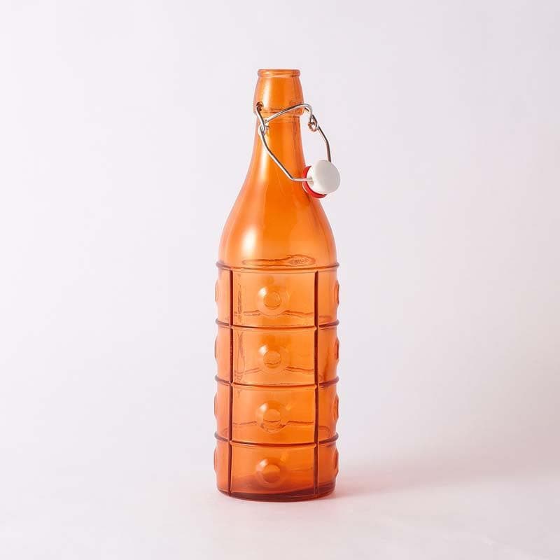 Bottle - Vintage Fliptop Bottle - Orange