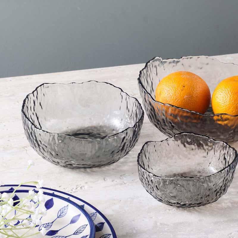 Bowl - Galaxy Asymmetrical Serving Bowl - Grey