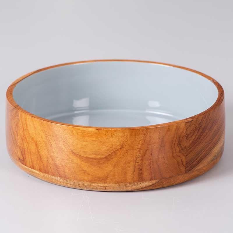 Buy Rum Flat Serving Bowl - Grey Bowl from Vaaree