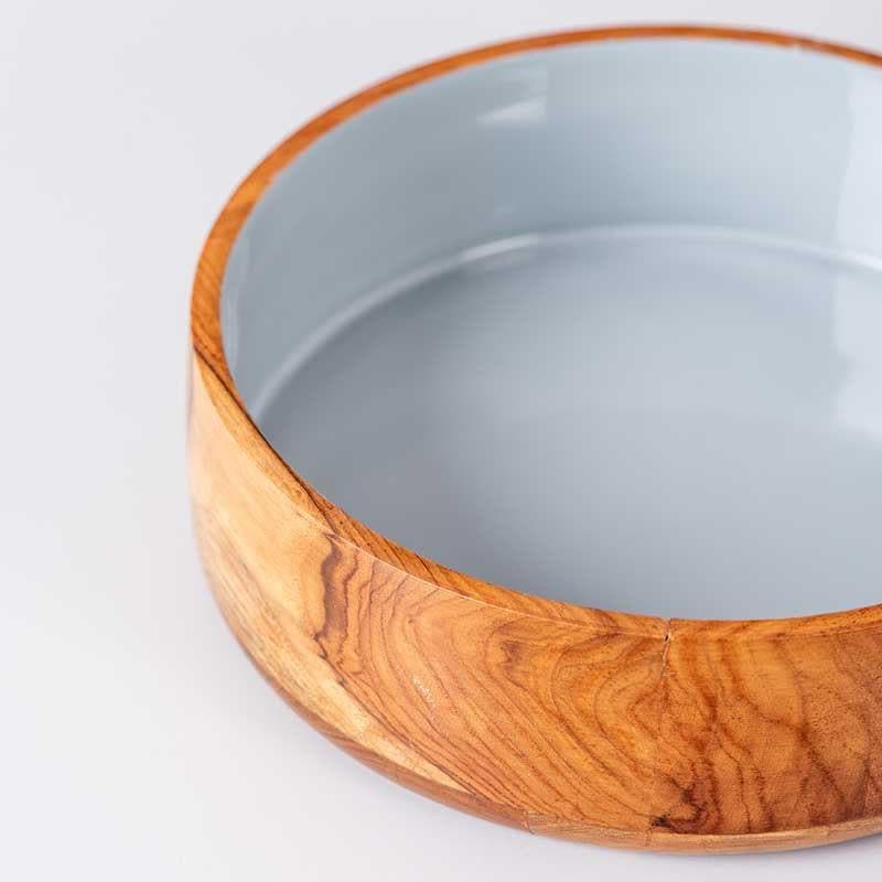 Buy Rum Flat Serving Bowl - Grey Bowl from Vaaree